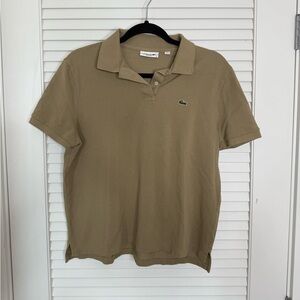 Lacoste Men's Tan Polo Shirt size 44​​